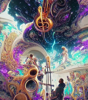 Orchestra Creates God: Art Nouveau Psychedelic Art