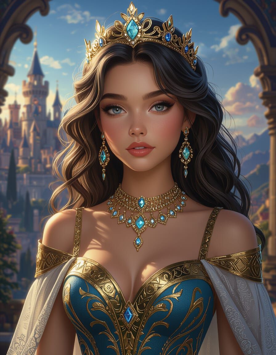 Golden Dream Inca Princess in Fantasy Castle
