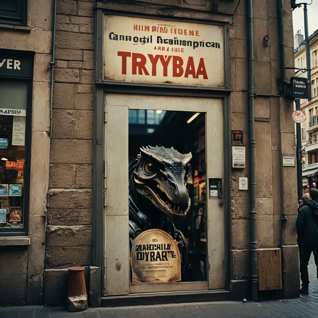 Tryba Store Temporary Closure: Cinematic Film Still