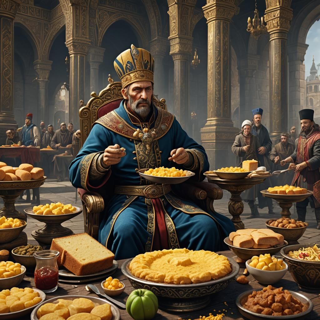Stephen the Great and Cornbread: Detailed Matte Painting