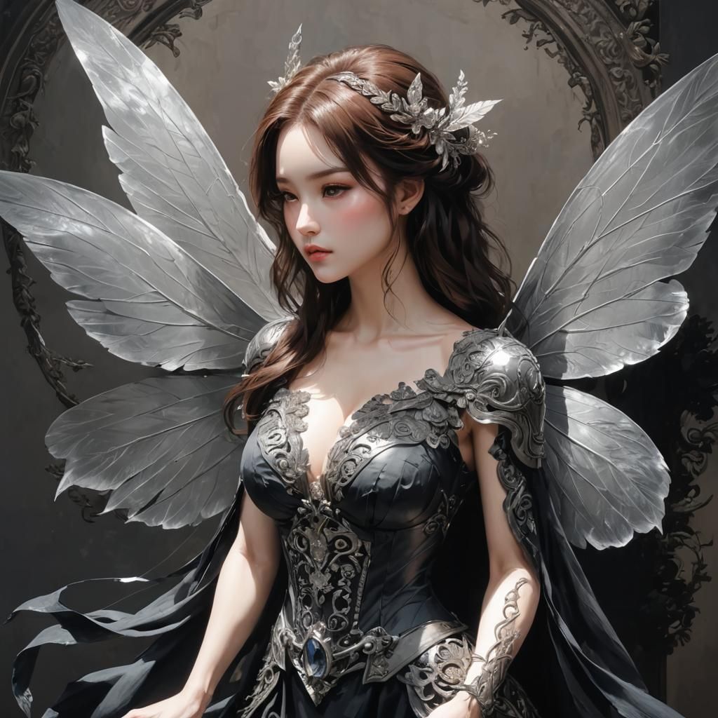 Animated Black Fairy