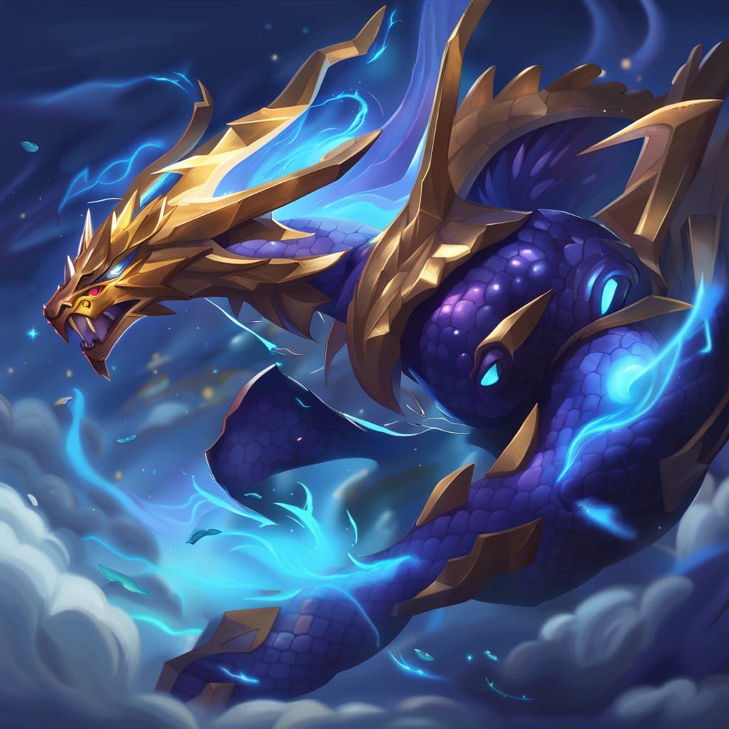 Aurelion Sol as Storm Dragon in Human Form