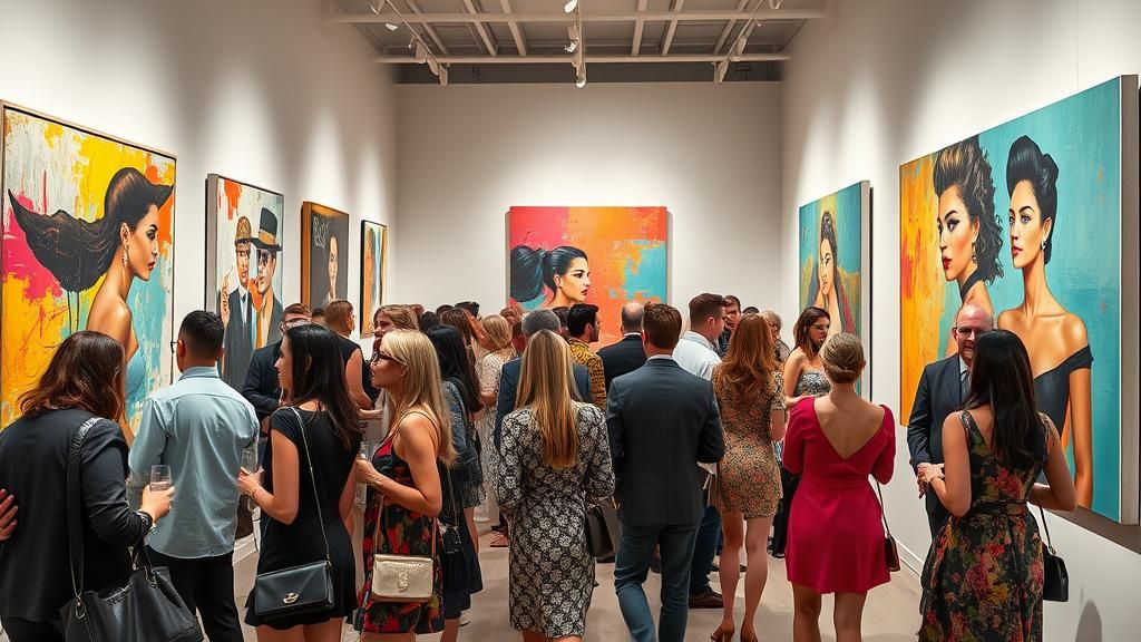 Contemporary Art Exhibition: Fashion and Abstract Expression...