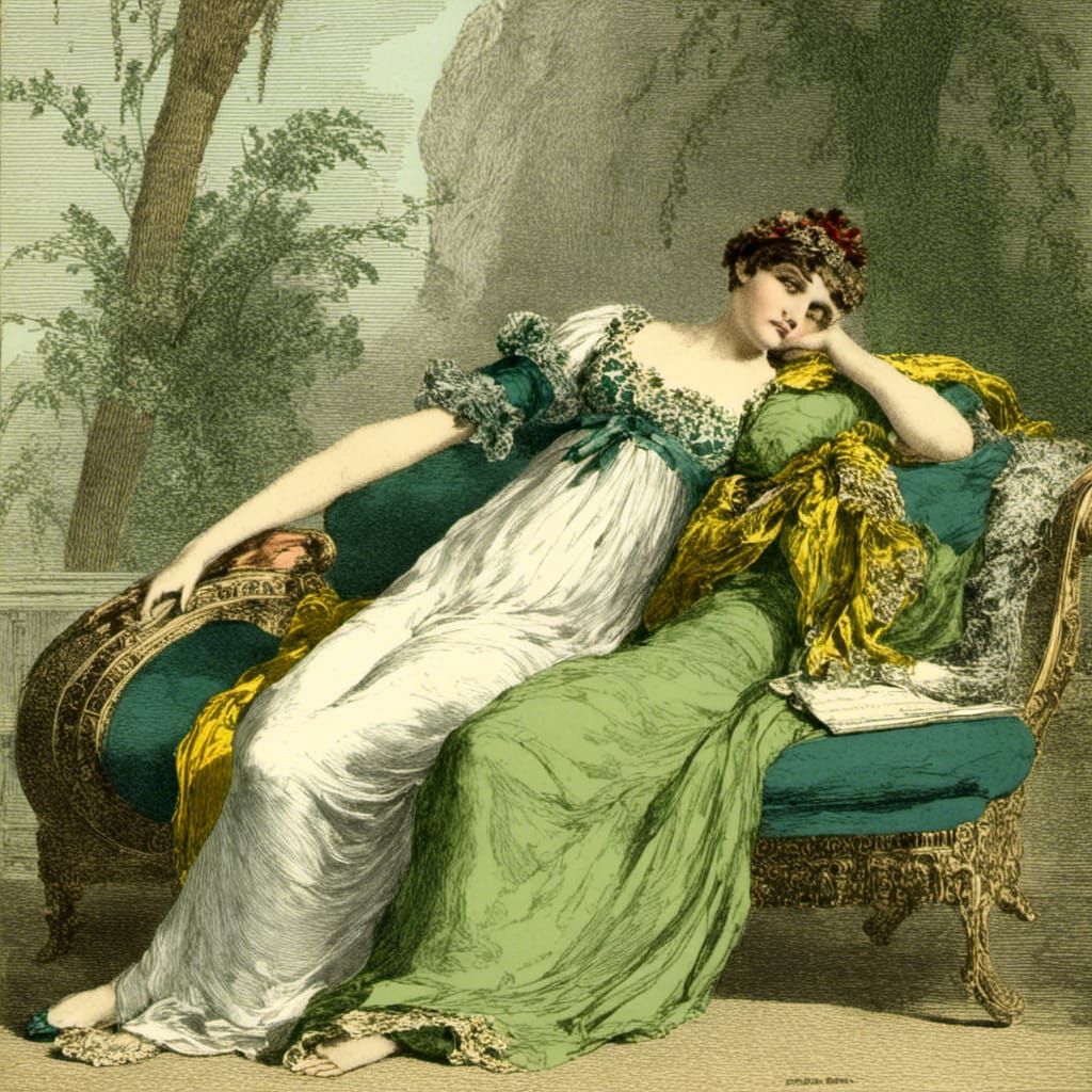 Lassitude in Regency Dress