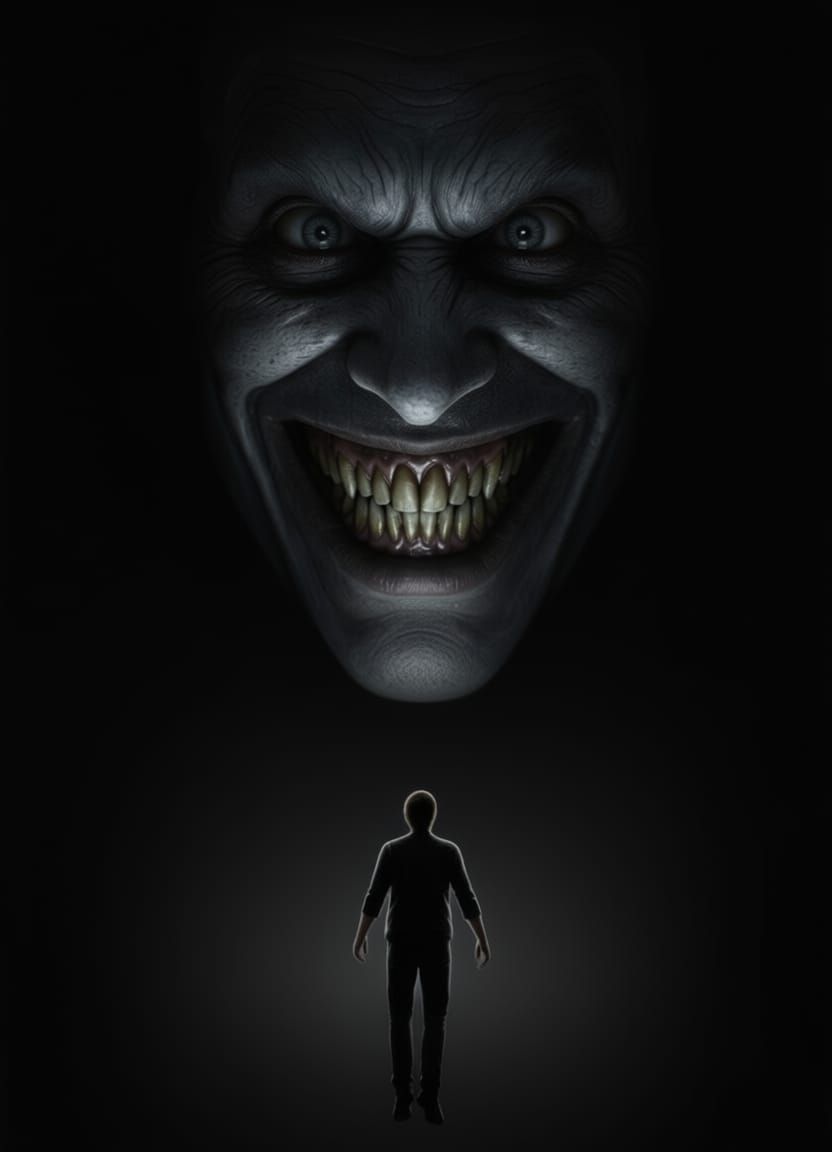 Man's Terror Facing Creator in Endless Void