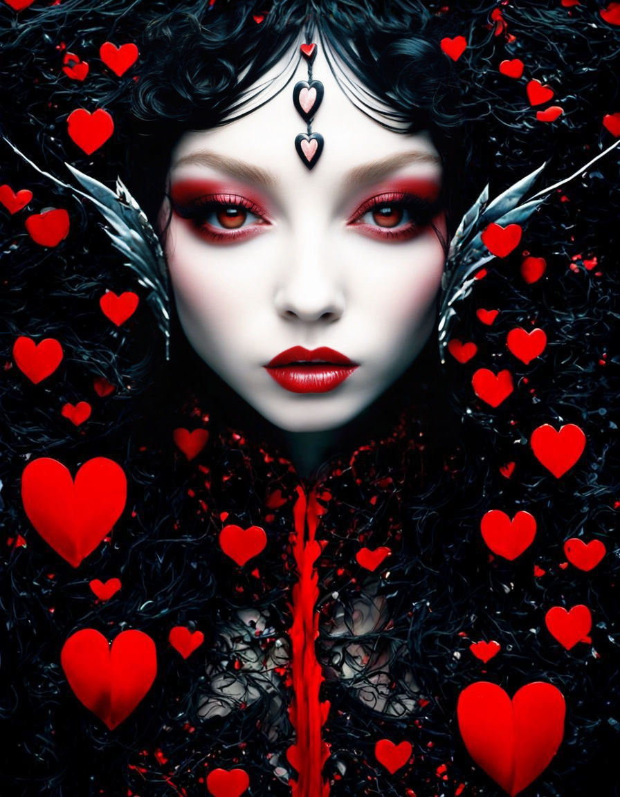 Ethereal Fairy Portrait in Dramatic Lighting