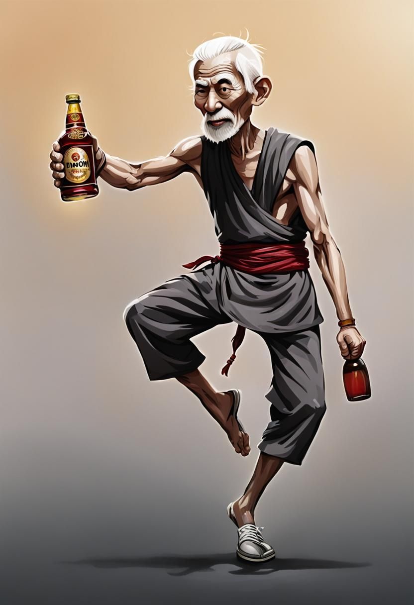 Drunk and Disorderly: An Old Monk's Brawl