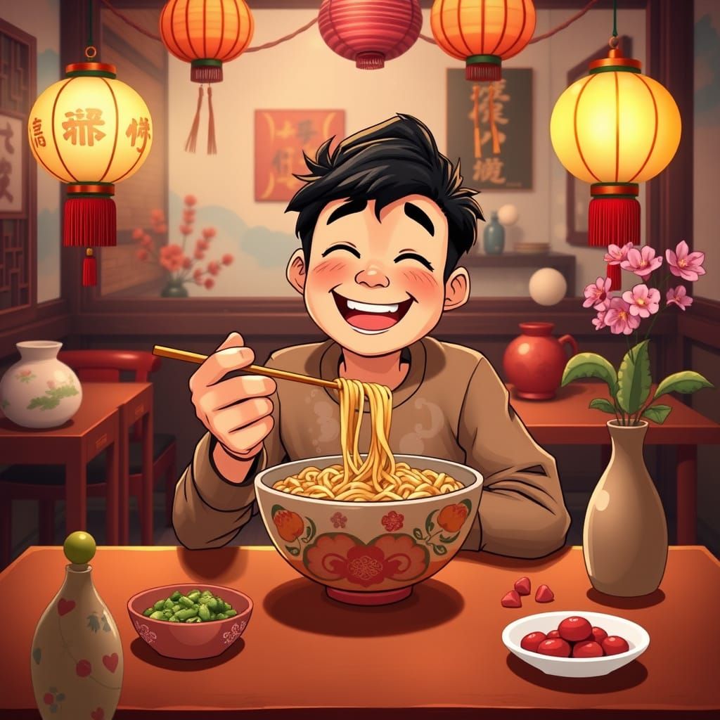 Joyful Noodles: A Cozy Chinese Dining Scene