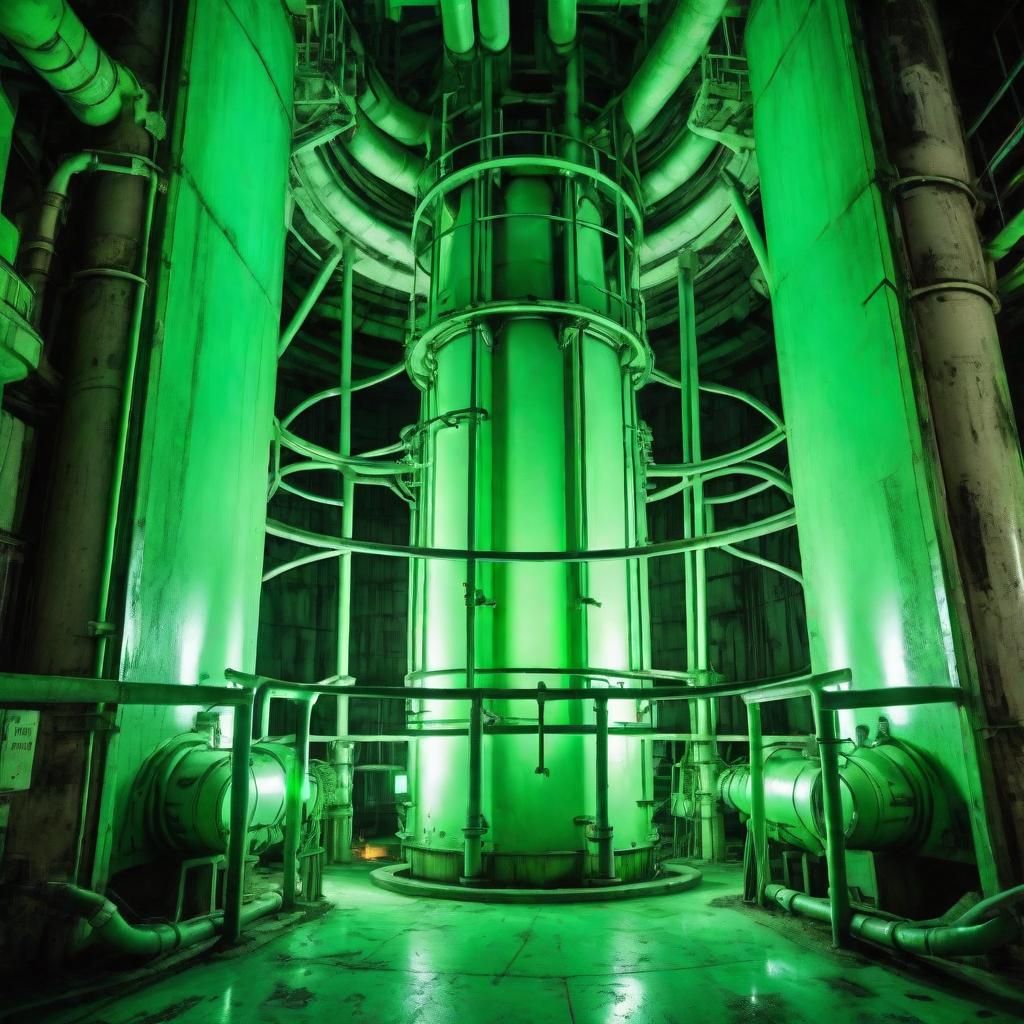 Mako Reactor Interior with Eerie Green Glow