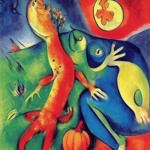 Lizards' Autumn Date Night in Modern Style