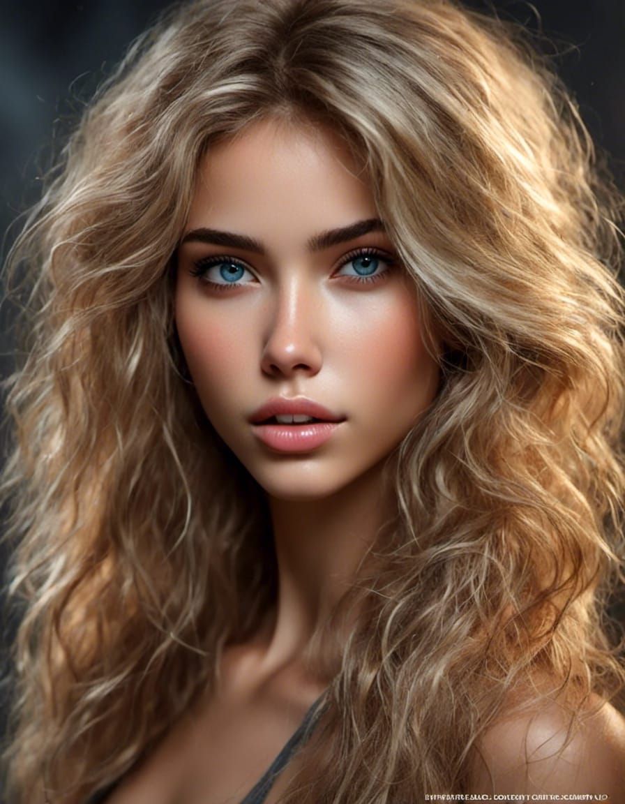 Detailed Portrait of Young Woman by Stanley Lau