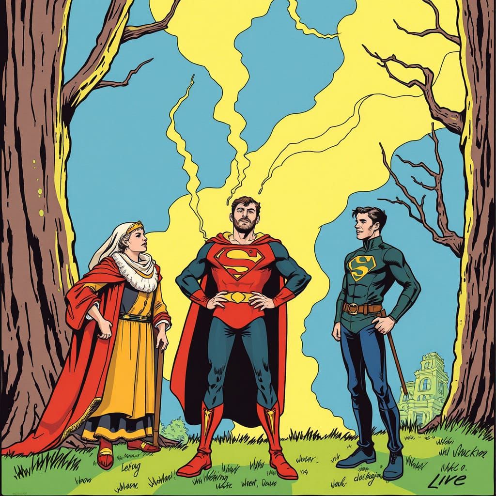 British Politicians in Cartoonish Proportions