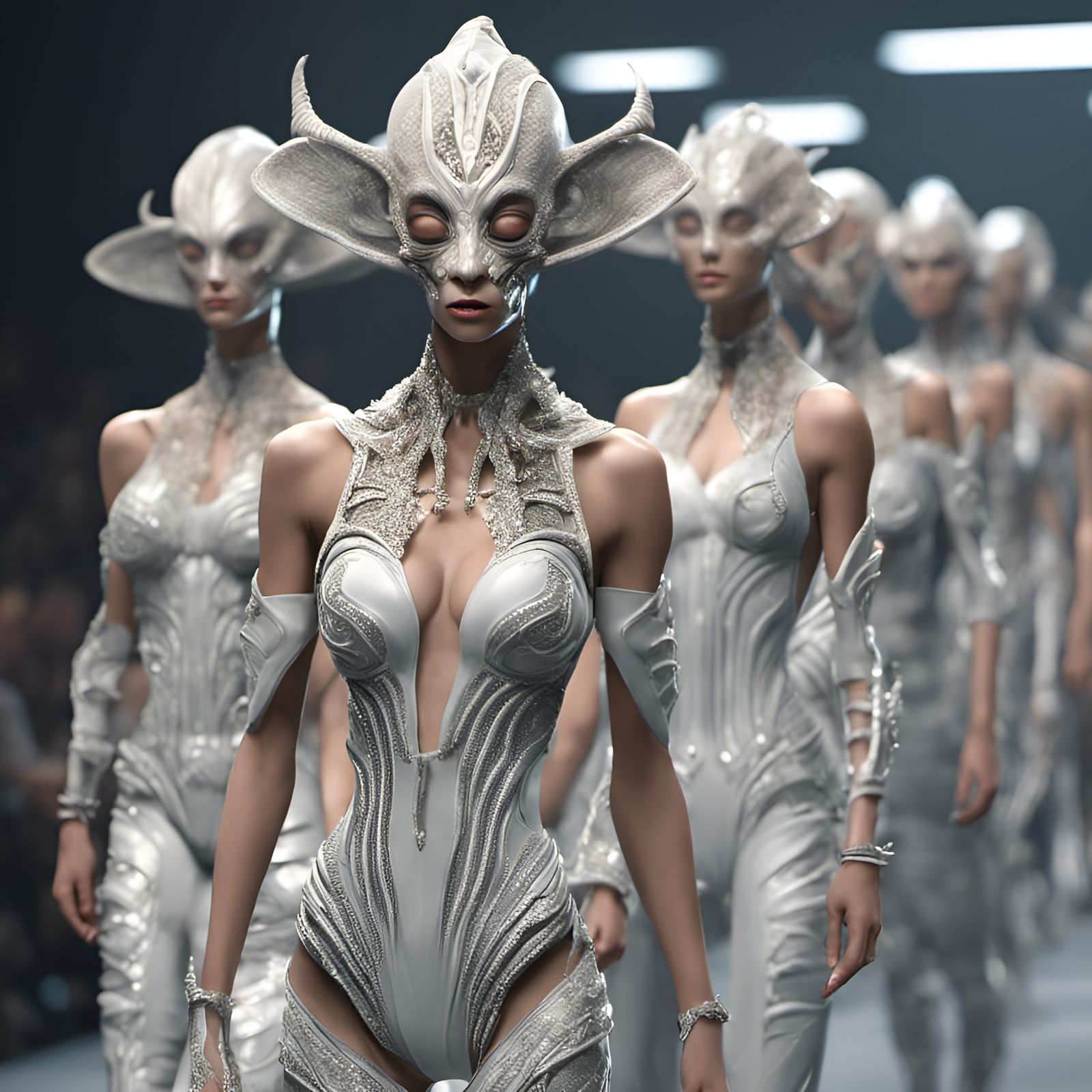 Alien Fashion Show: Extraterrestrial Runway Flair