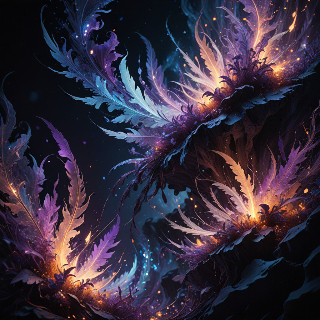 Ethereal Dreamlight in Vibrant Hues