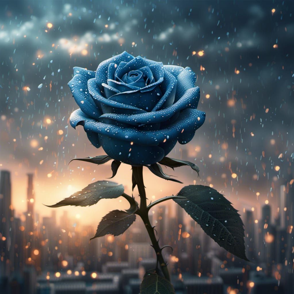 "Blue rose"