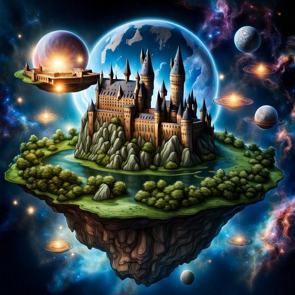 Hogwarts Floating in a Universe of Stars