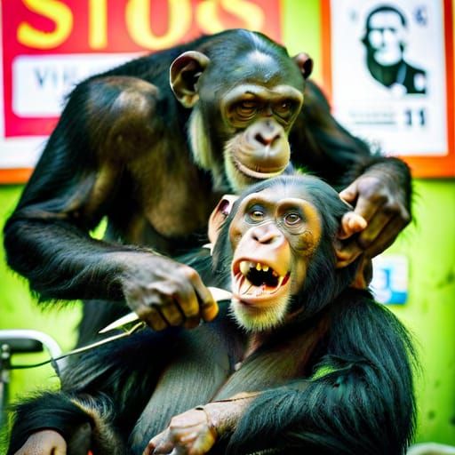 If I just poke my finger in your ear the pain will distract you while I pull the tooth out... ready?