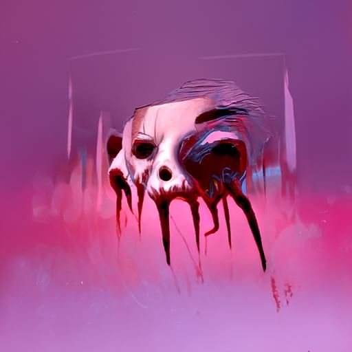 Sinister Killer in Realistic Horror Style