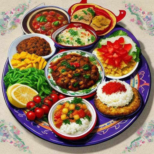 Bulgarian Tarator Soup in Anime Style