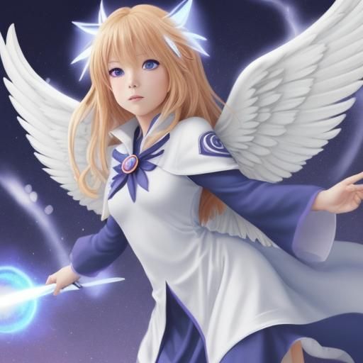 Anime Angel Mage