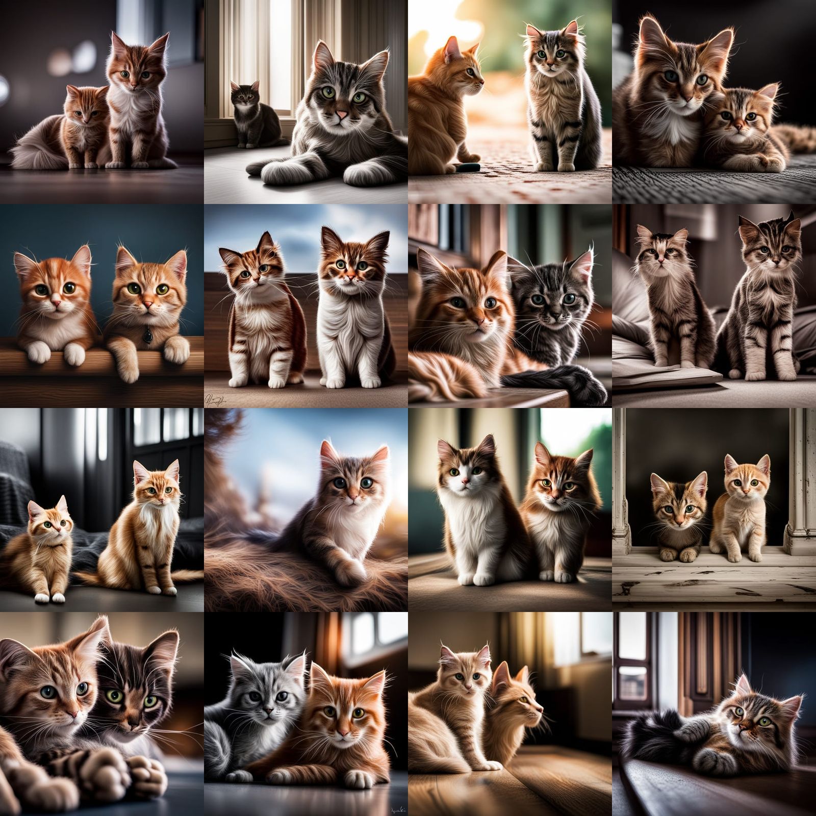 Realistic Cute Cats in High Definition