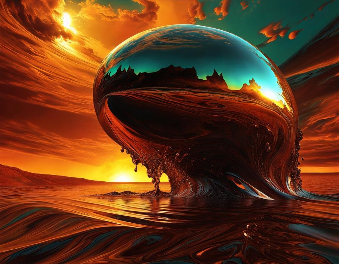 Surreal Muslinpunk World Melts into Radiation