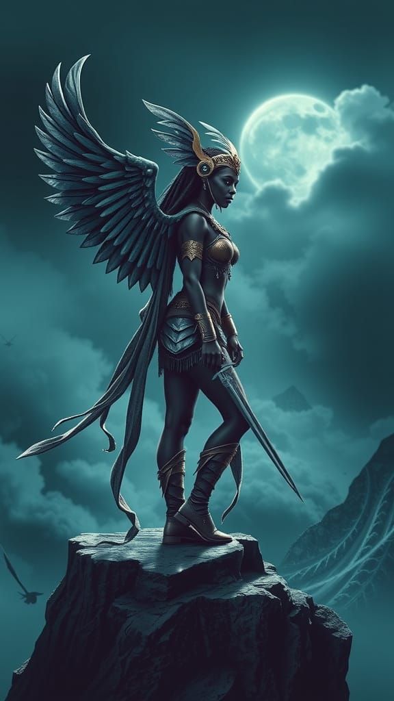 African Warrior Princess Awakens as Hawkman in Futuristic La...