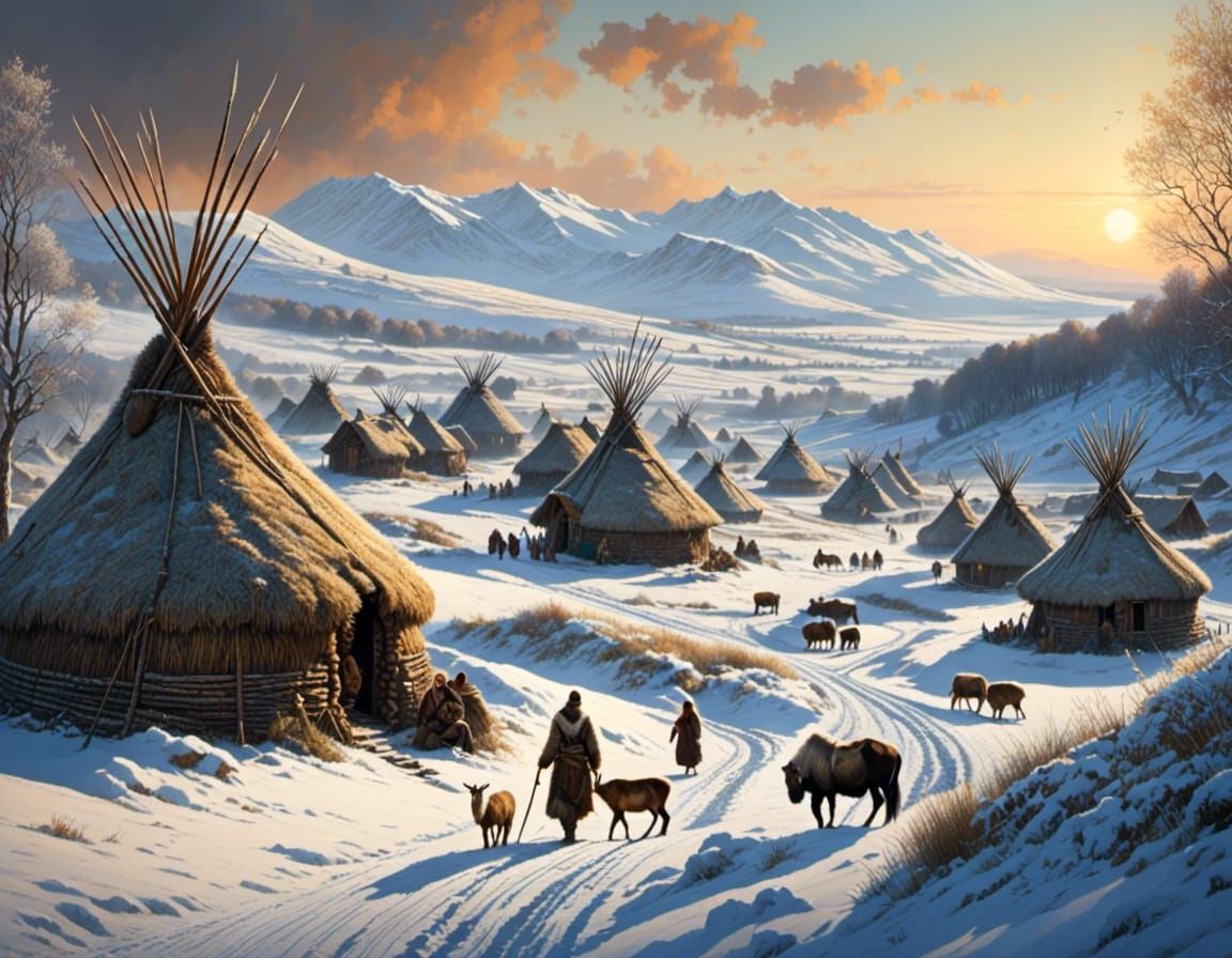Neolithic Village Life in Snowy Prehistory