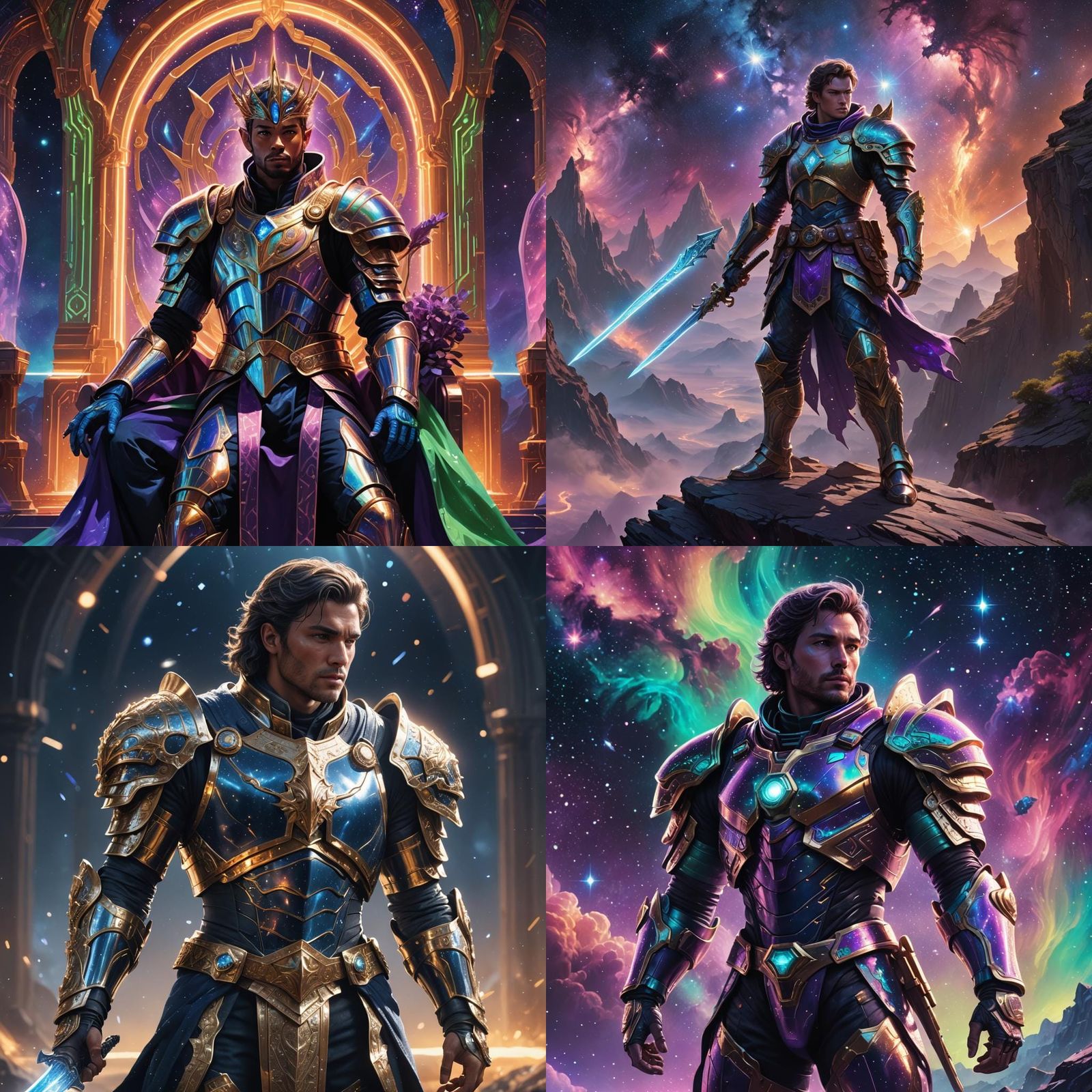 Galactic Space Prince Warrior Concept Art