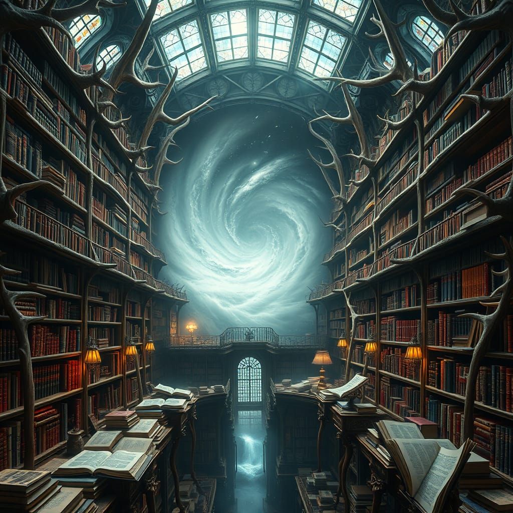 Ethereal Library in the Eye of the Hurricane