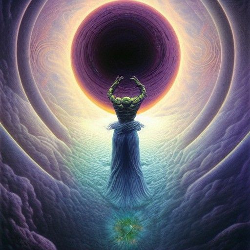 Celestial Clint Howard in Hyperrealistic Digital Art