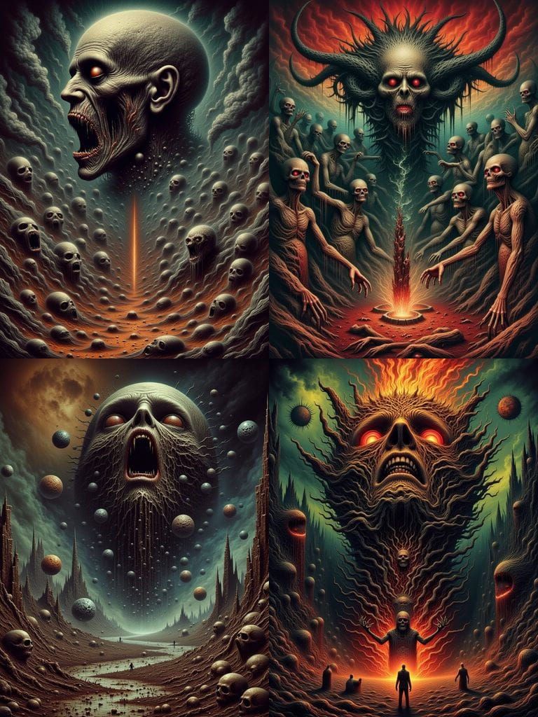 Heavy Metal Music as Dark Surreal Artwork