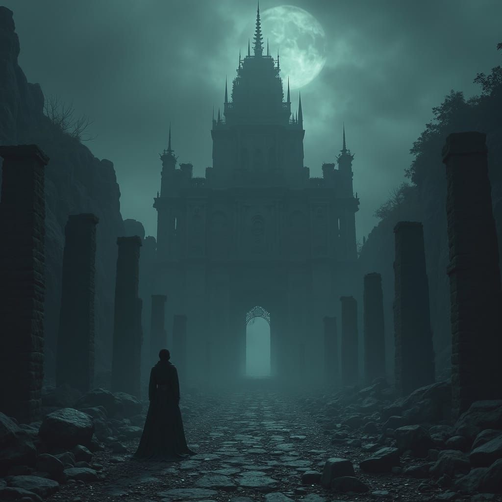 Forgotten Empire Ruins in Eternal Shadow