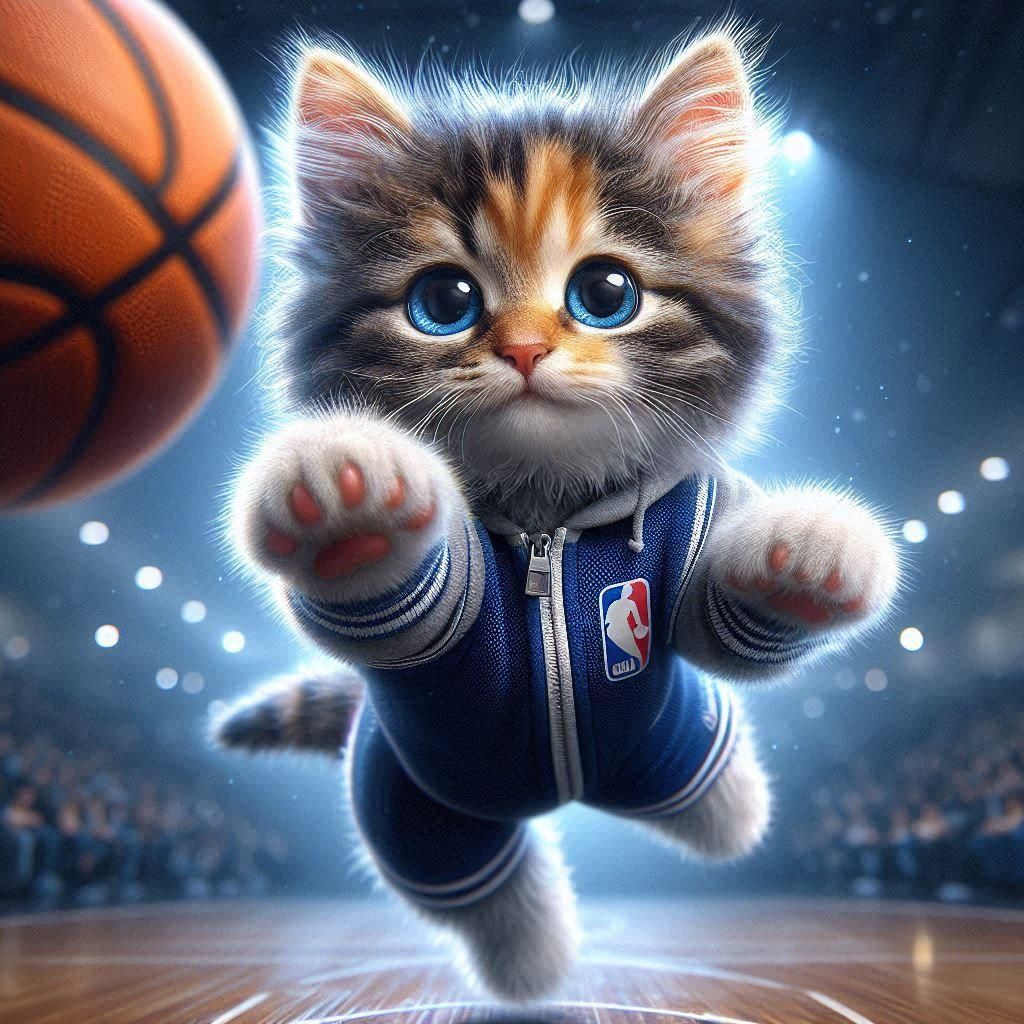 Mewvin Purrant - Cat Basketball