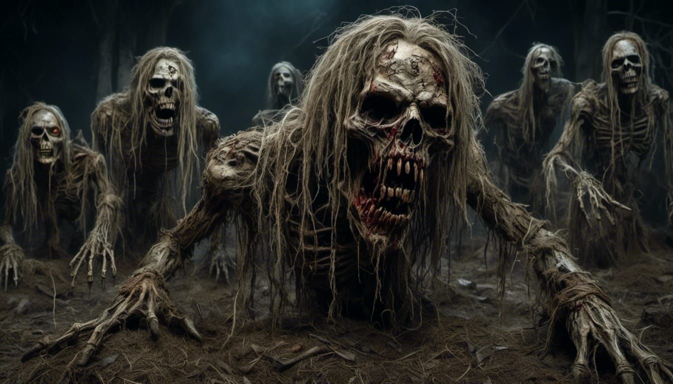 Rotten Undead Horde of Creeper Zombies