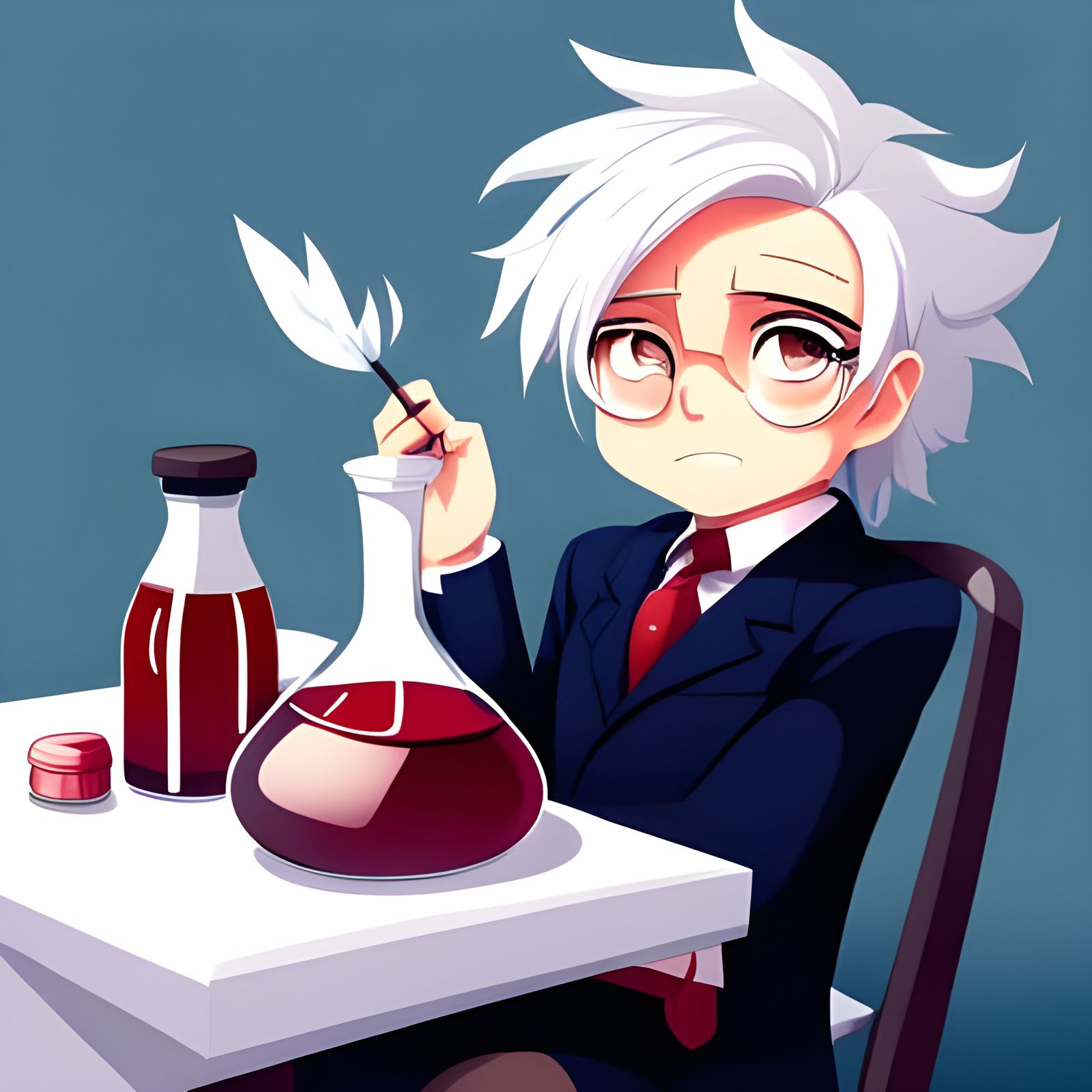 The son of the MAD SCIENTIST