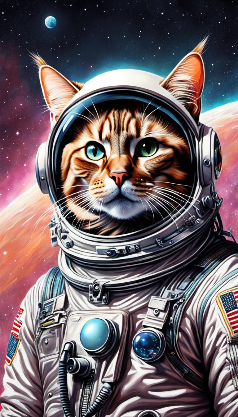 Cat astronaut 🚀🚀