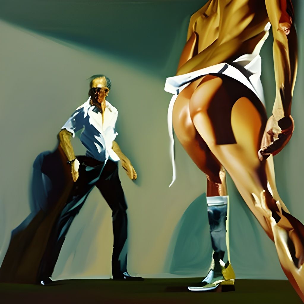 Figurative Painting in Neo-Expressionist Style