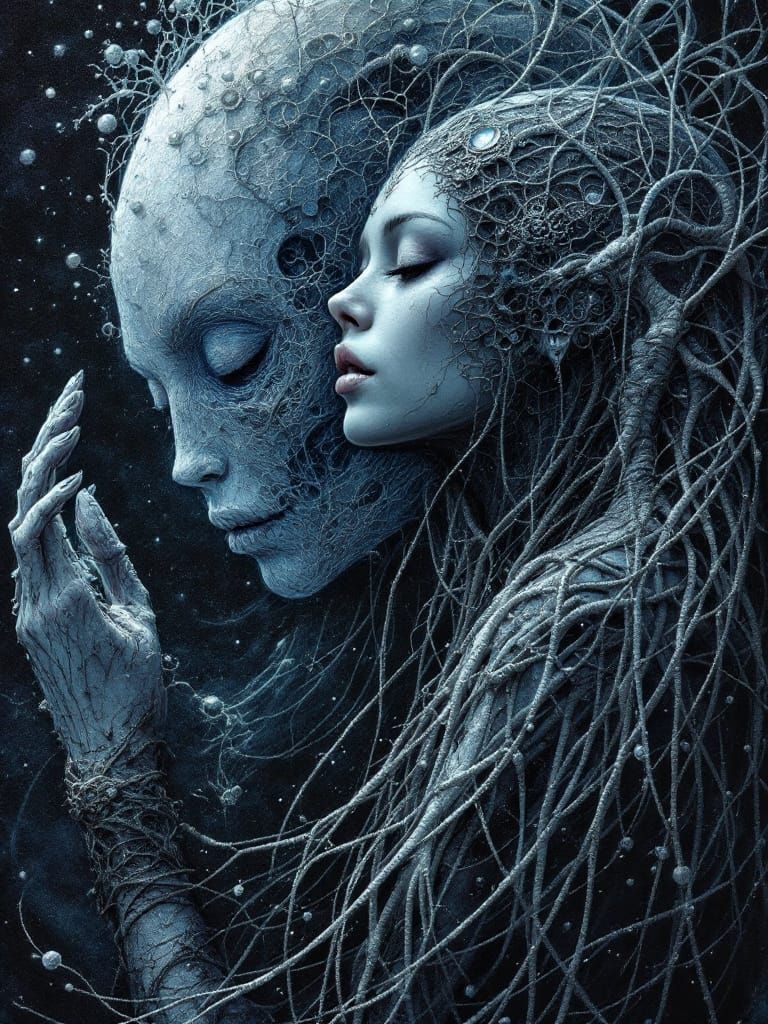 Jacquard Weave Ushabti Golem Inuk Otherworldly Environment