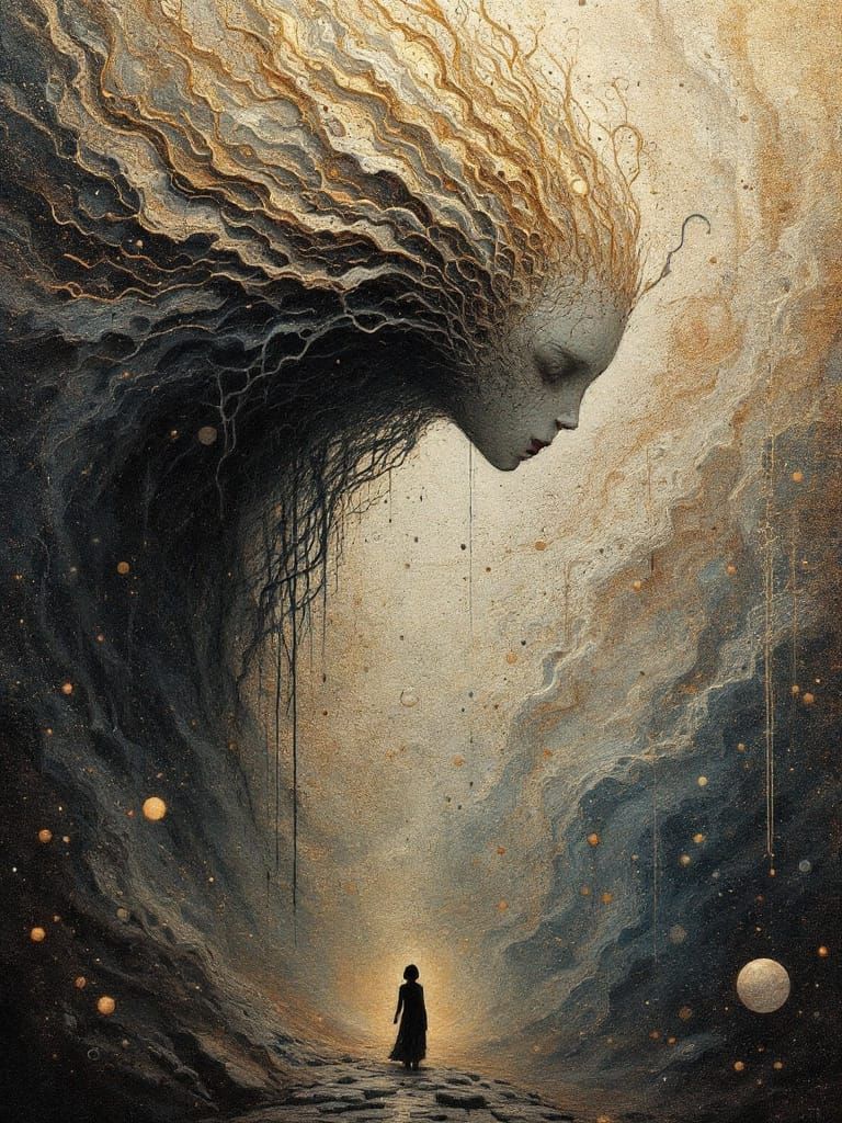 Jacquard Weave Ushabti Golem Inuk Otherworldly Environment