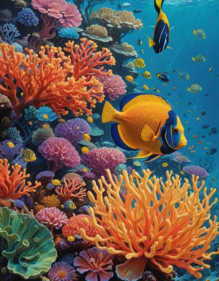 Breathtaking Underwater Realm in Vibrant Color