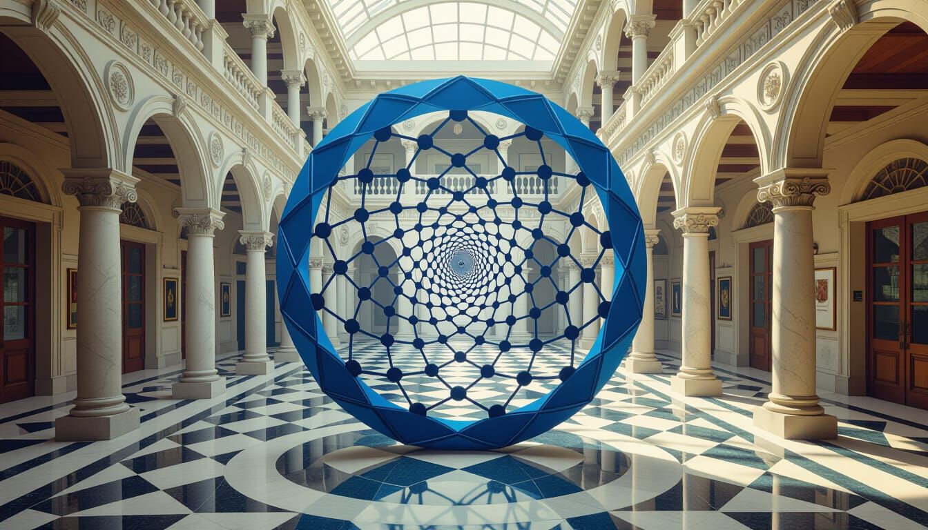 Jester Dreamcatcher in Recursive Mirror Hallway