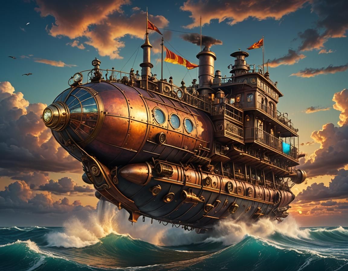 Steampunk Boat