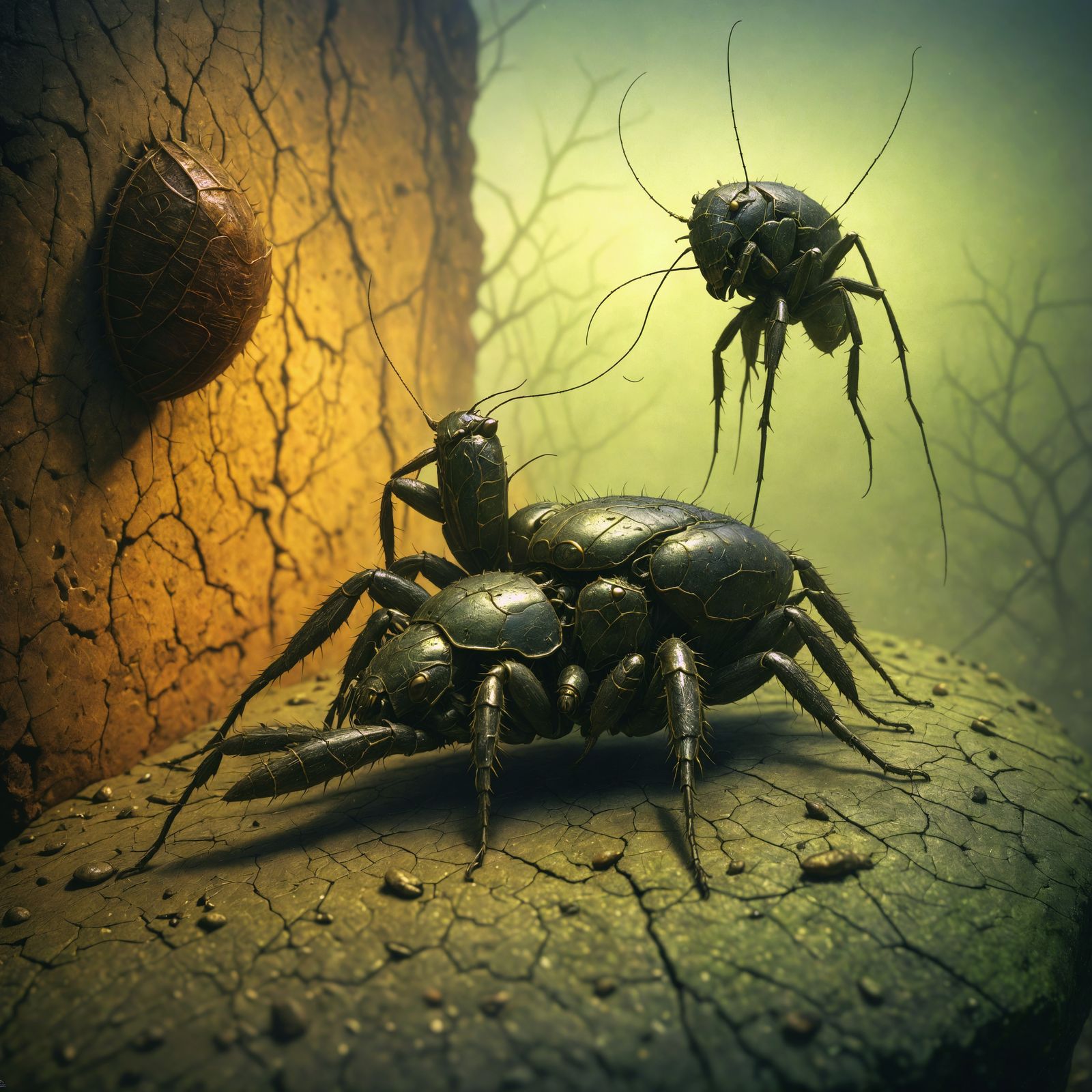 Surreal Horror: Roaches and Spiders in 8K