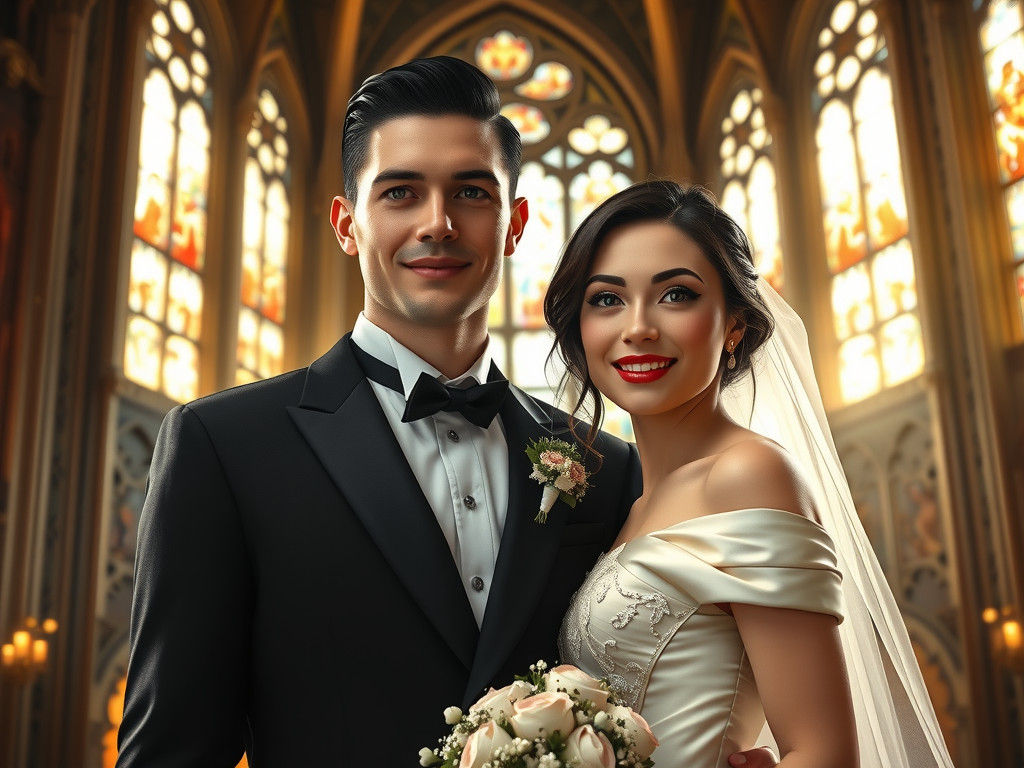 Westminster Abbey Wedding: Groom and Bride