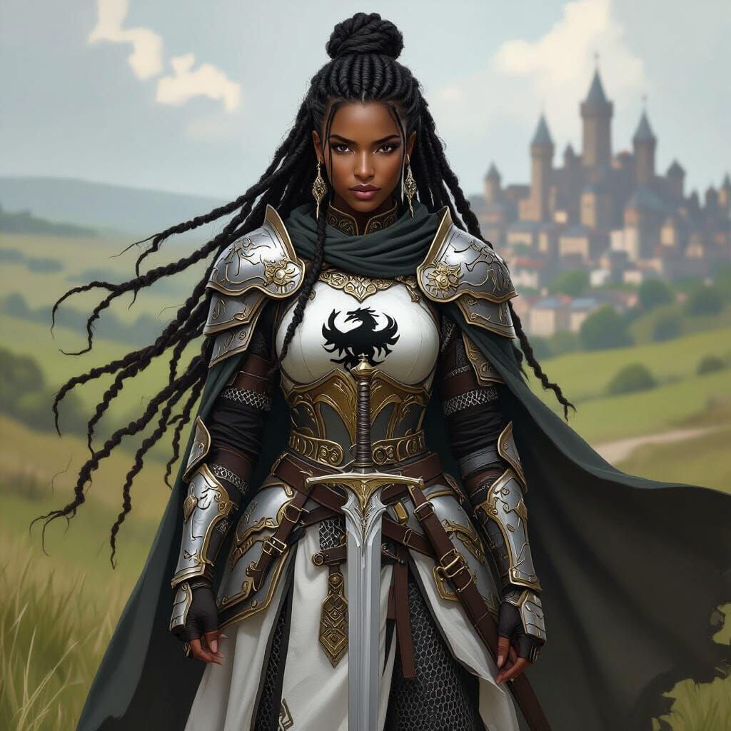 Dragon Knight Warrior in Ornate Armor