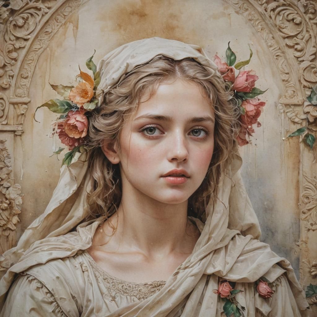 Ethereal Romanticism: Hyperdetailed Fantasy Airbrush Paintin...