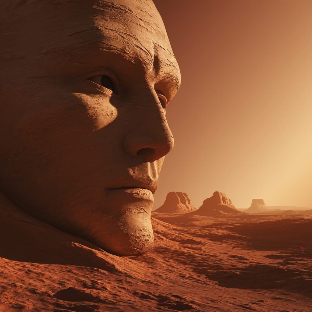 Facing on Mars