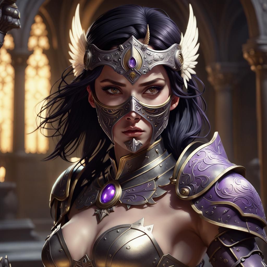 Dark Fantasy Paladin in 8k Resolution