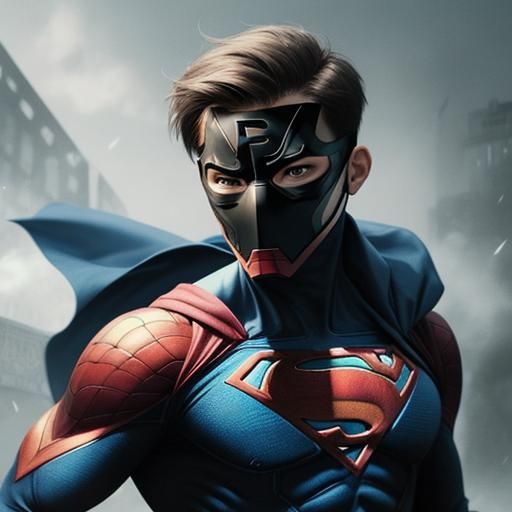 Superhero Masked: Digital Comic Book Art